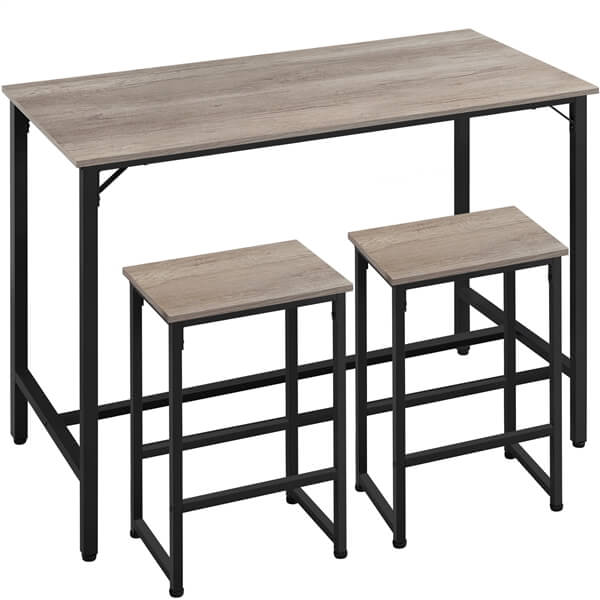 Yaheetech 3 Piece Dining Table Set