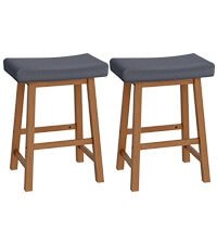 Set of 2 Farmhouse Counter Height Bar Stools