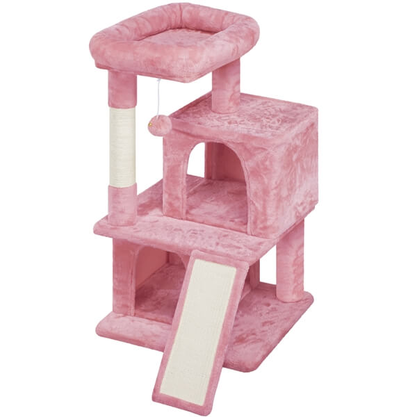 57.5'' Height Cat Tree Condo Kitten Tree Tower