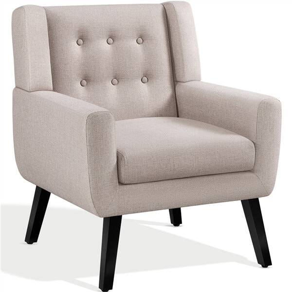 Yaheetech Modern Button Tufted Armchair