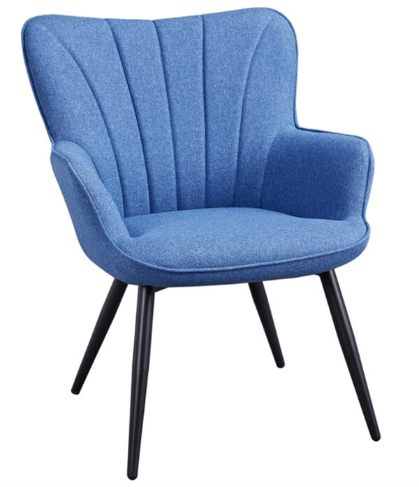 Yaheetech Pleated Fabric Armchair