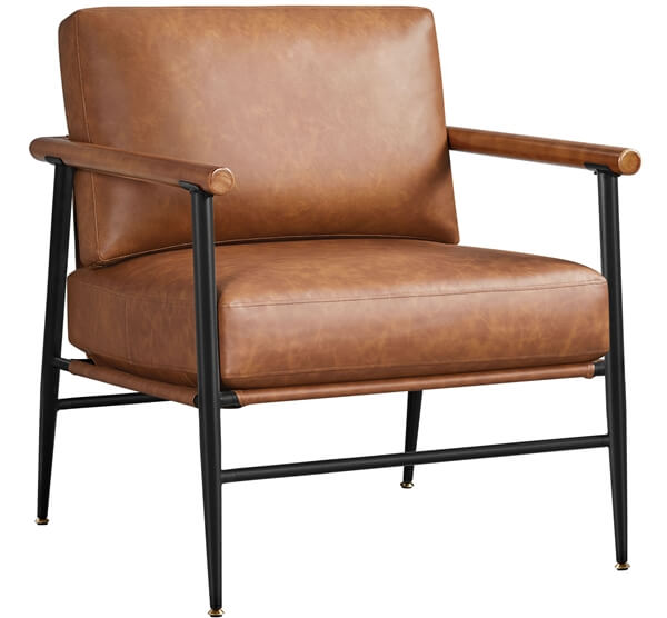 Yaheetech PU Leather Living Room Chair