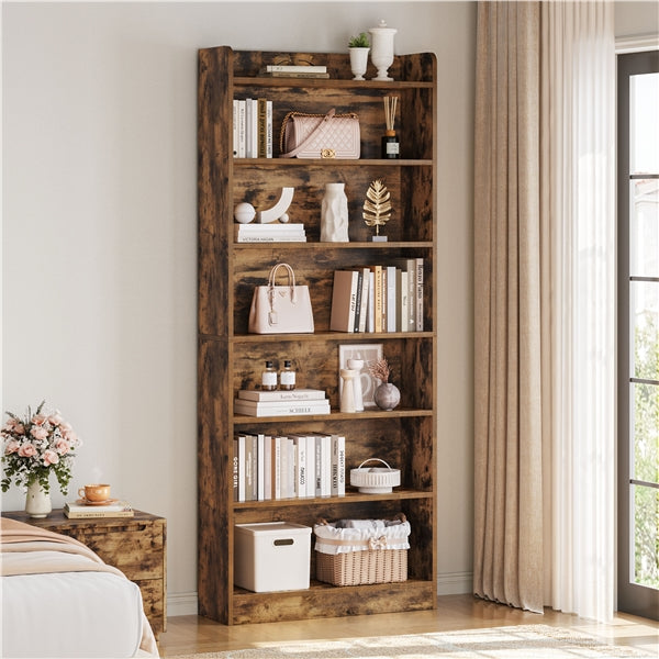Yaheetech 7-layer Open Shelf Bookshelf