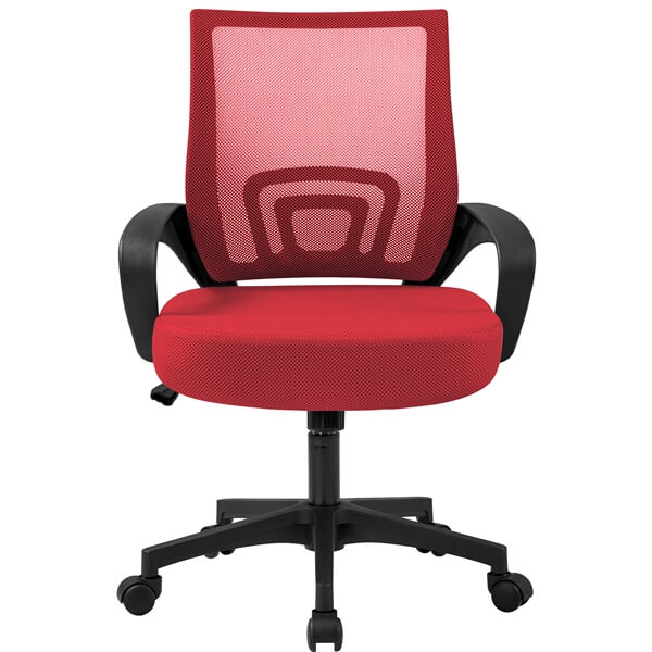 Yaheetech Mid-Back Mesh Office Chair