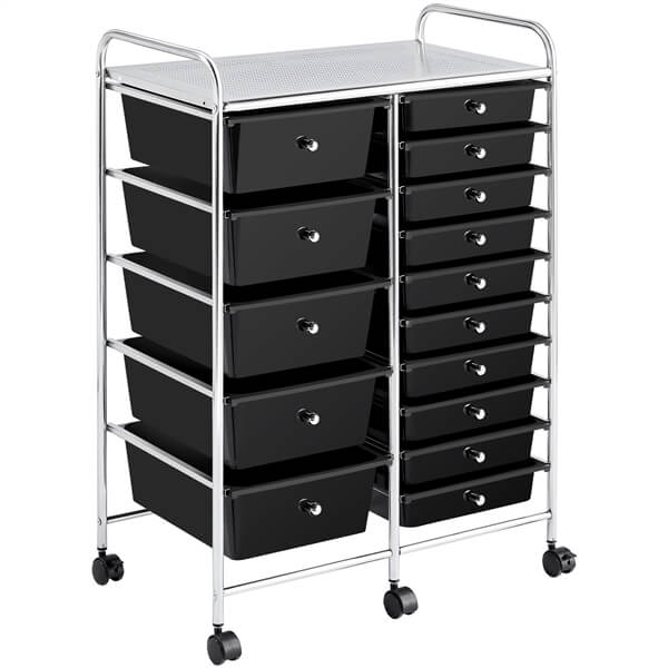 Yaheetech Utility Storage Cart with Wheels