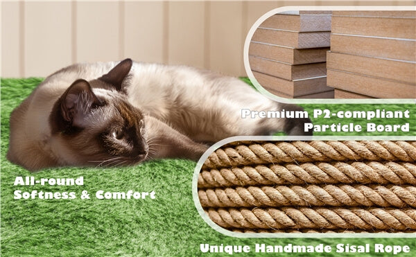 54.5'' Tall Cat Tree Condo Kitten Tree Tower