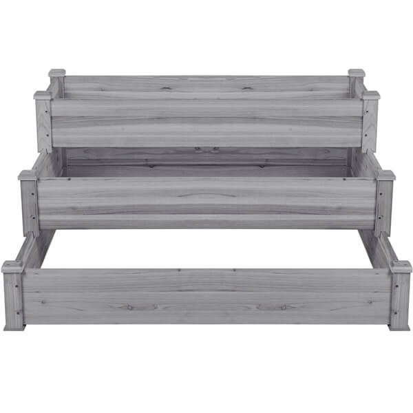Yaheetech 3 Tier Raised Garden Bed Fir Wood