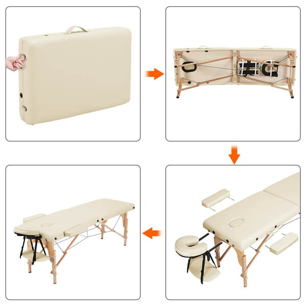 Yaheetech Massage Table Lash Bed