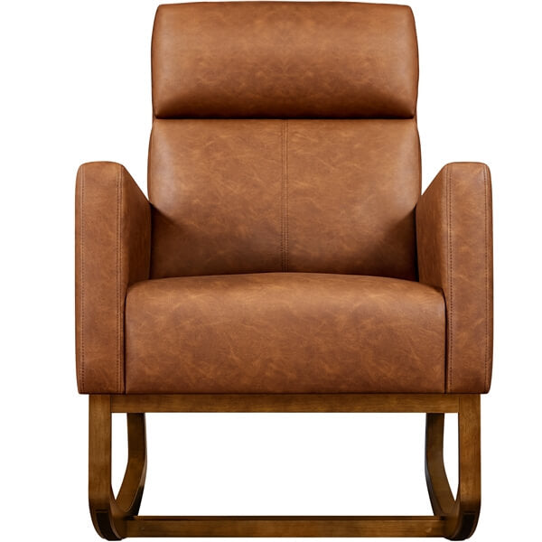Yaheetech Fabric Upholstered Rocking Chair