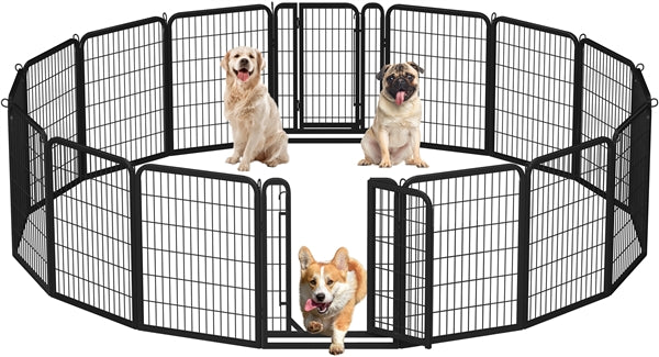 Yaheetech Dog Playpen Outdoor, 32 inch 8/12 Panels