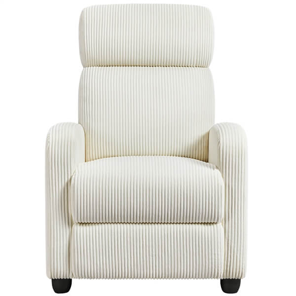Yaheetech  Recliner Chair Corduroy Recliner Sofa