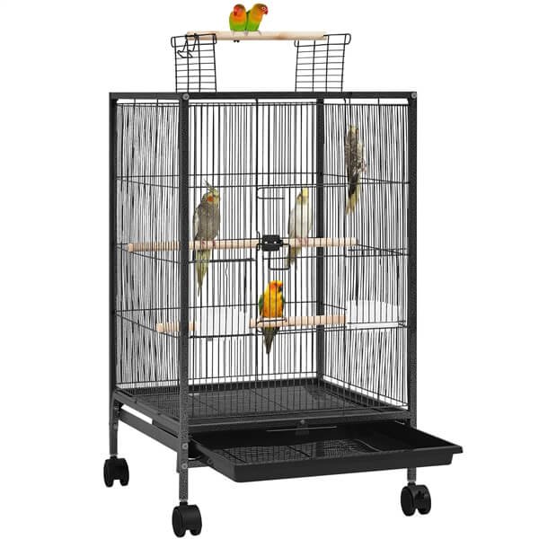 Yaheetech 35 inch Wrought Iron Bird Cage