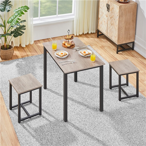 Yaheetech 3 Piece Dining Table Set