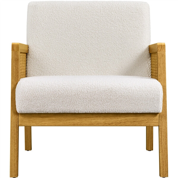 Yaheetech Modern Armchair with Wood Legs