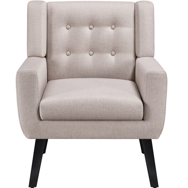 Yaheetech Modern Button Tufted Armchair