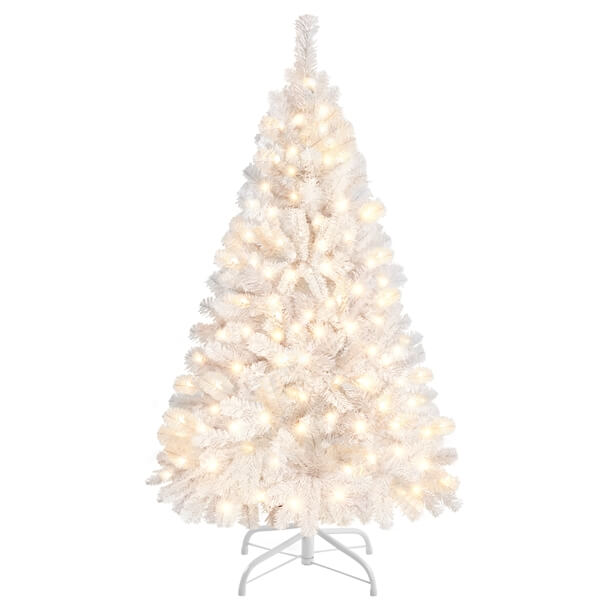 Yaheetech 4Ft Pre-Lit Artificial Christmas Tree