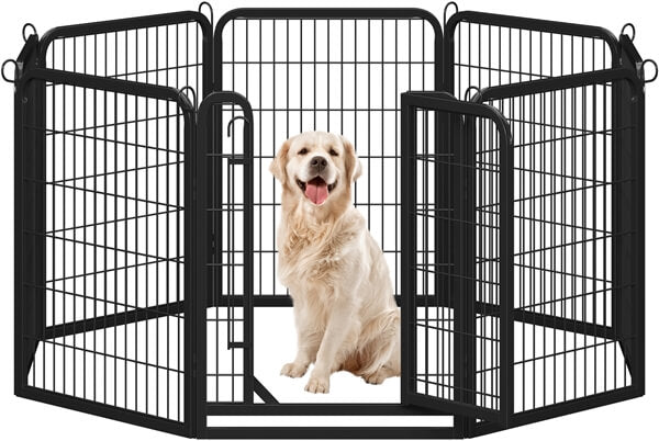 Set of 3 -31.5″ Tall 8 Panels Dog Playpen