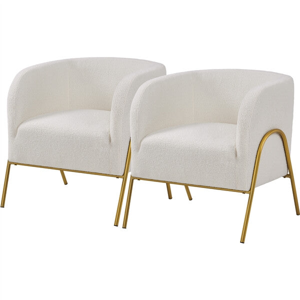 Yaheetech Modern Boucle Armchair