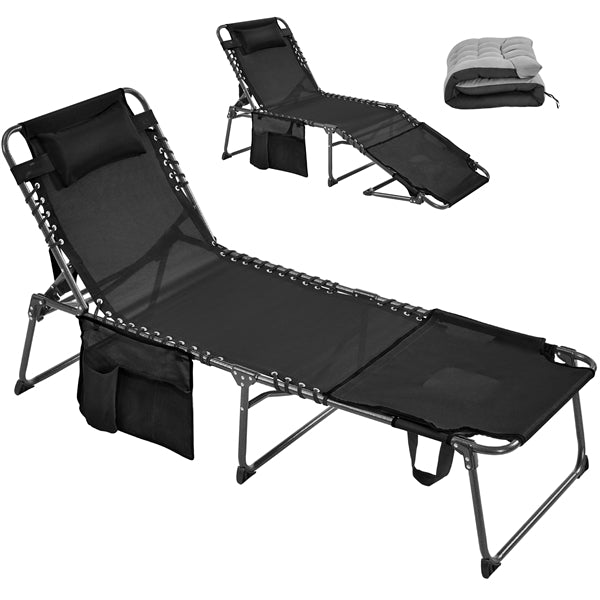 Yaheetech 5 Position Folding Tanning Chair