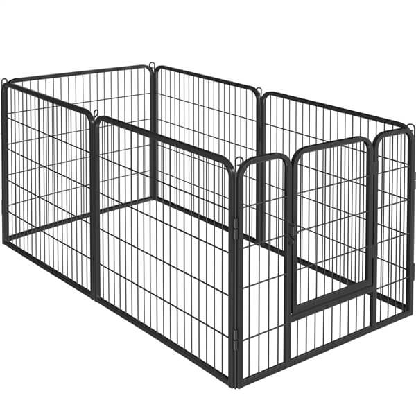 Yaheetech Wide Panel Dog Playpen, 6 Panels 32 inch