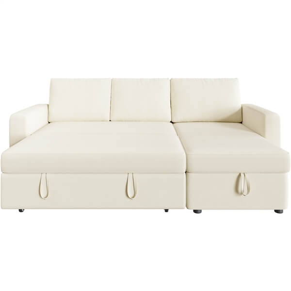 Yaheetech Sectional Sofa L-Shaped Sofa Couch Bed