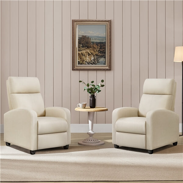 Yaheetech Modern Fabric Recliner Chair