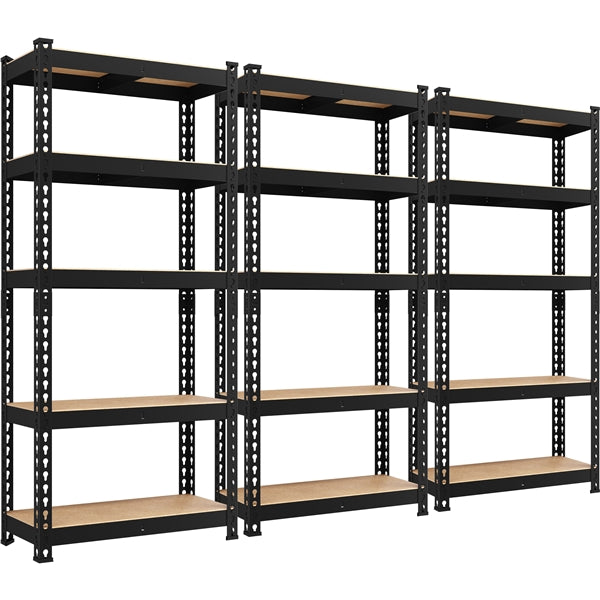 Yaheetech Storage Shelves, 5 Tier (27.5 W x 12 D x 60 H Inches)