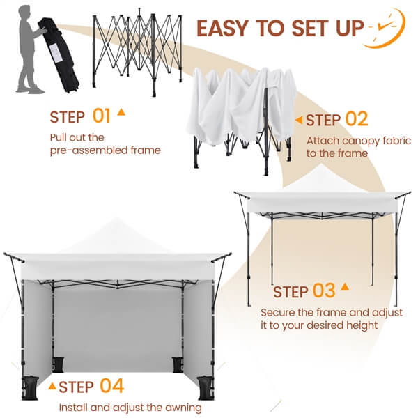 Yaheetech 10x10 Pop Up Canopy Tent