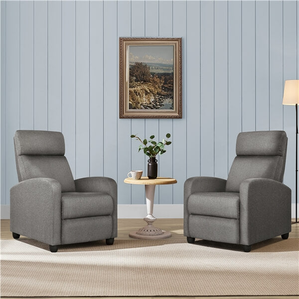 Yaheetech Modern Fabric Recliner Chair