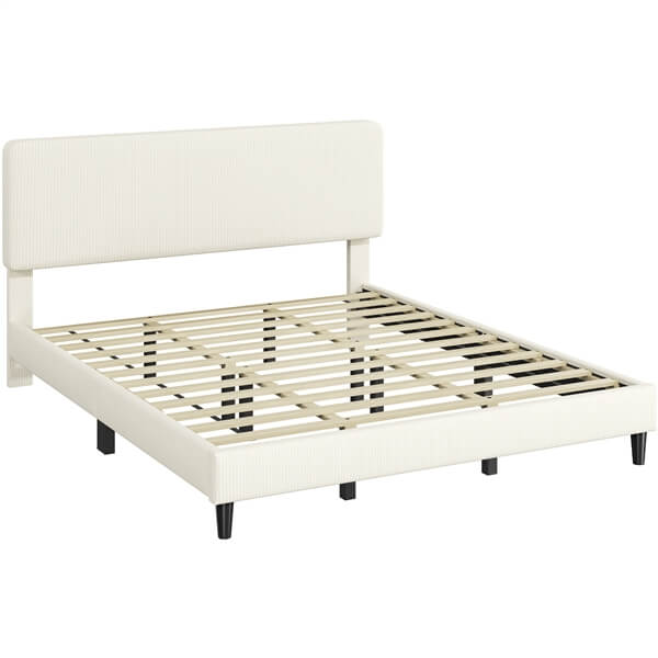 Yaheetech King Size Upholstered Bed