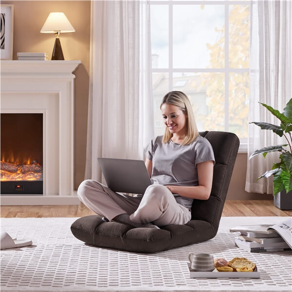 Yaheetech Folding Floor Chair