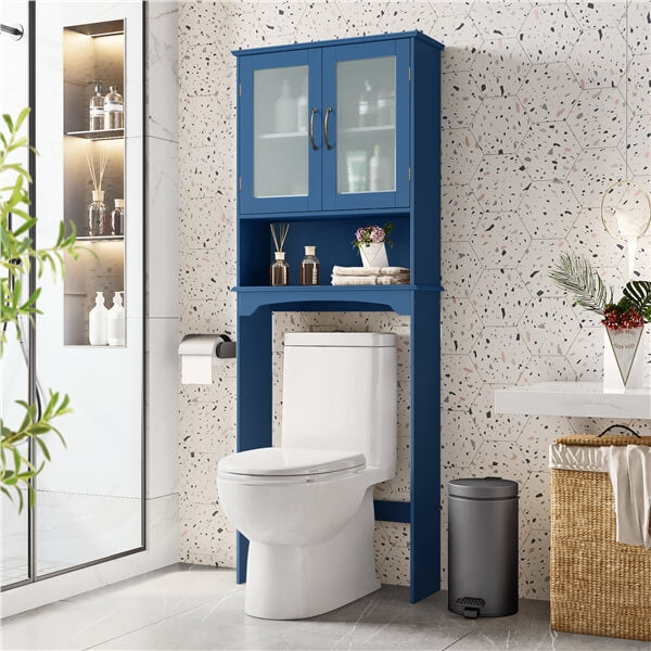Yaheetech Modern Over The Toilet Storage Cabinet