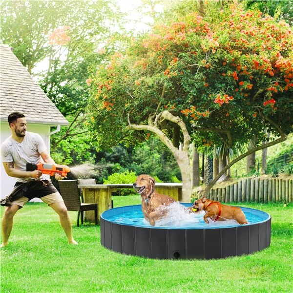 Yaheetech Bathing Tub Paddling Pool for Large Pets Dogs Cats