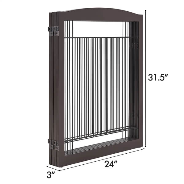 Yaheetech 32-inch Tall Dog Gate Extra Wide Pet Gate for Dogs