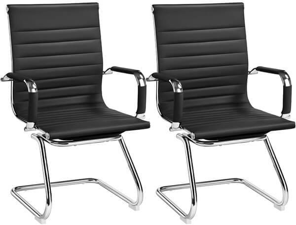 Yaheetech Modern Faux Leather Office Reception Chair
