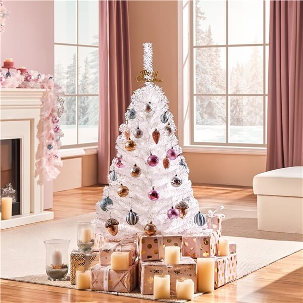 Yaheetech 4Ft Pre-Lit Artificial Christmas Tree