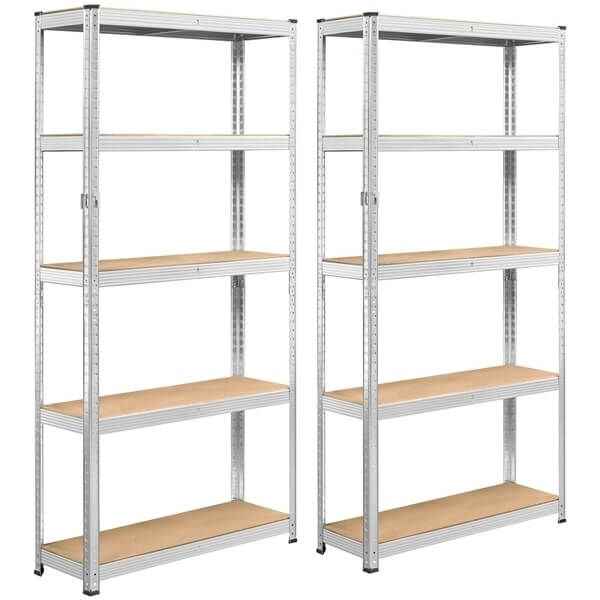 Yaheetech Heavy-Duty 5-Tier Steel Shelving Unit
