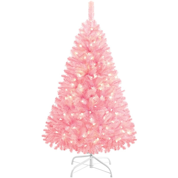 Yaheetech 4Ft Pre-Lit Artificial Christmas Tree