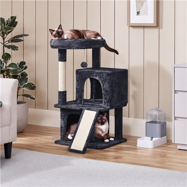 57.5'' Height Cat Tree Condo Kitten Tree Tower