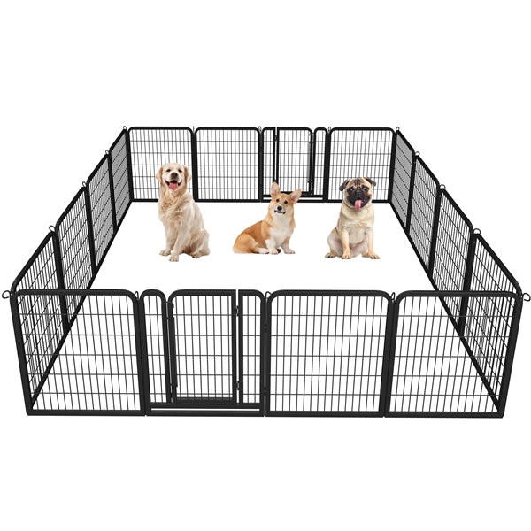 Yaheetech Dog Playpen Outdoor, 32 inch 8/12 Panels