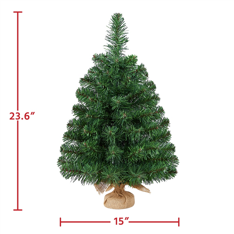 Yaheetech Mini Artificial 2Ft Tabletop Christmas Tree