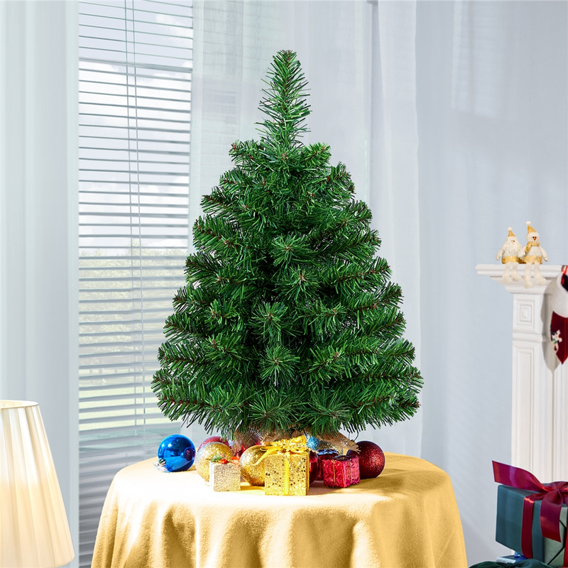 Yaheetech Mini Artificial 2Ft Tabletop Christmas Tree