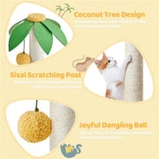  37″ Tall Coconut Palm Cat Tree