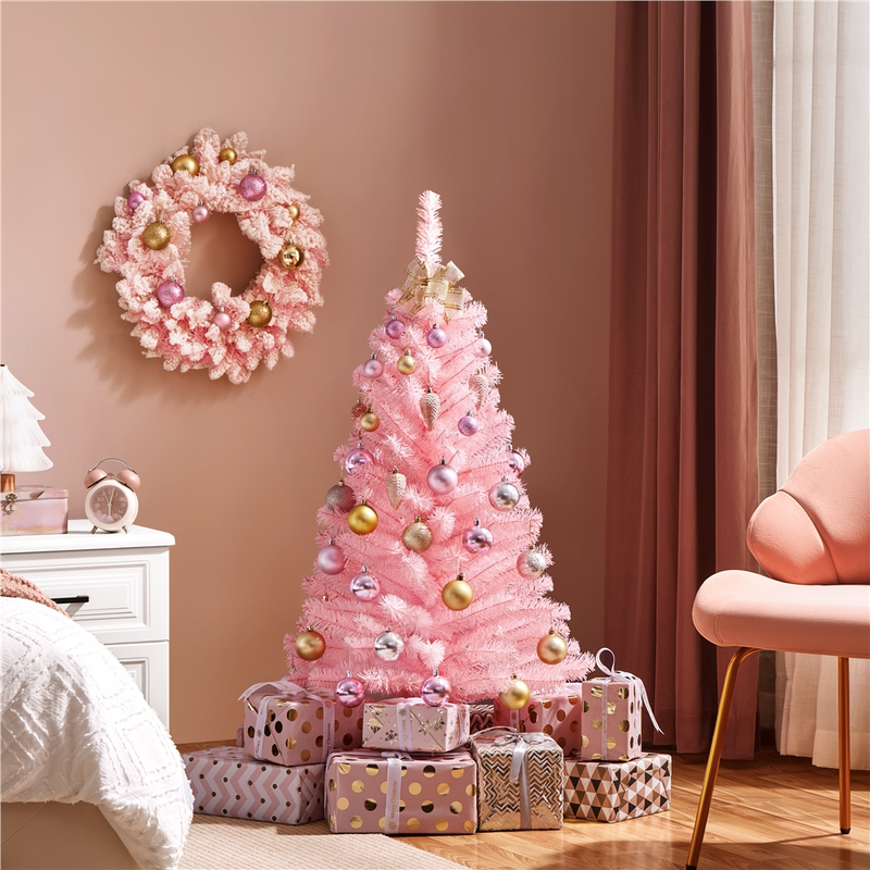 Yaheetech 4FT Pre-lit Artificial Christmas Tree