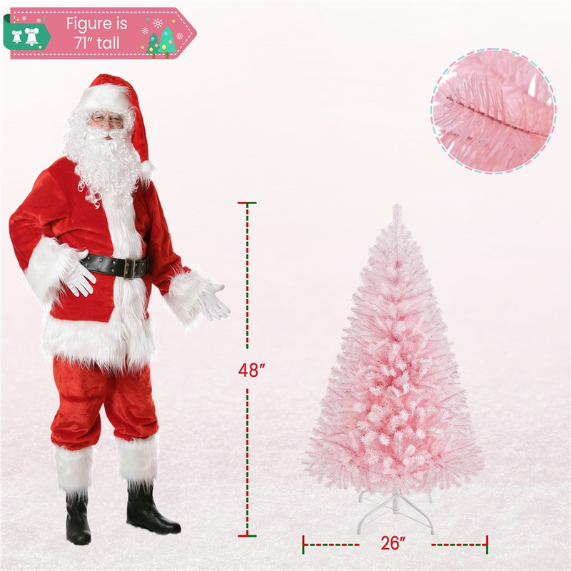 Yaheetech 4FT Pre-lit Artificial Christmas Tree