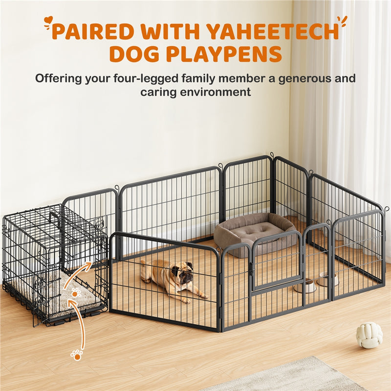 PAWSCOO Foldable Metal Wire Dog Crate
