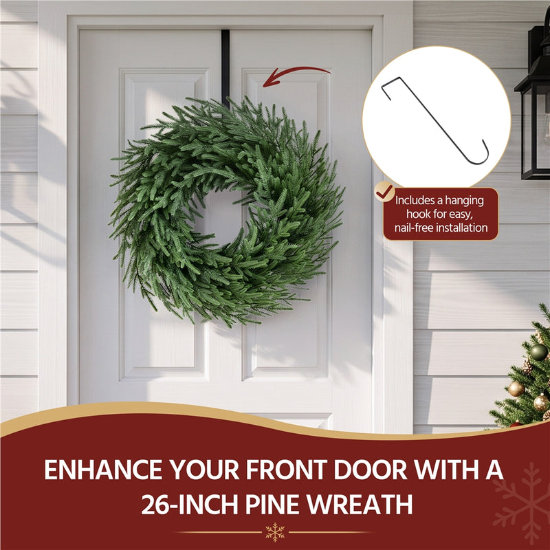 Yaheetech 26 Inch Norfolk Pine Christmas Wreath