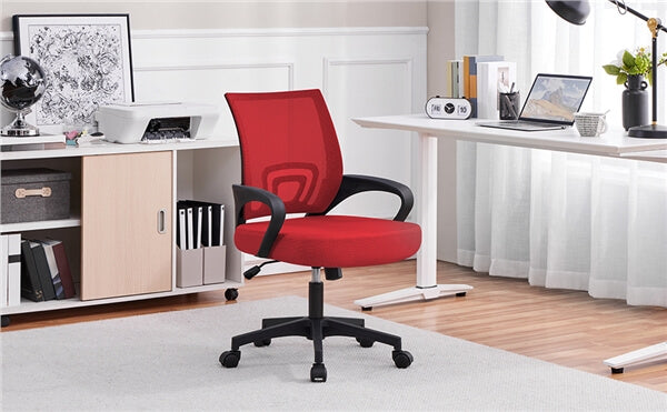 Yaheetech Mid-Back Mesh Office Chair
