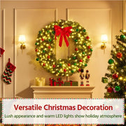 lighted christmas wreaths for windows