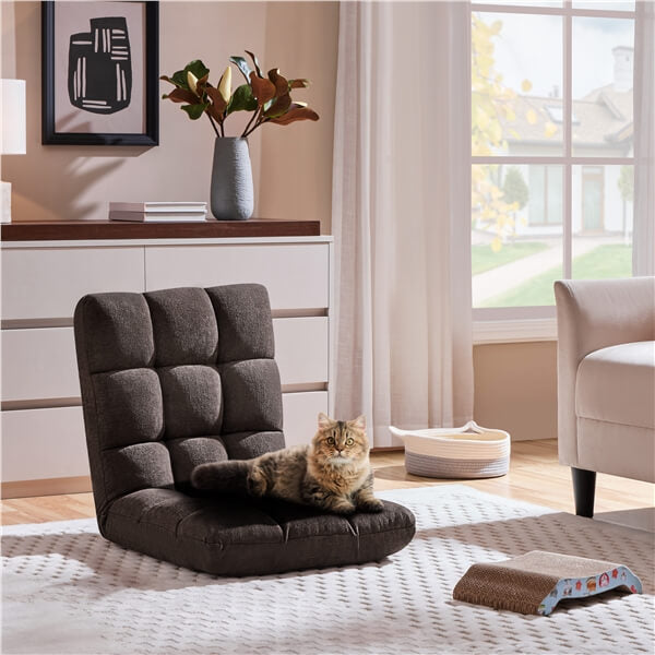 Yaheetech Folding Floor Chair